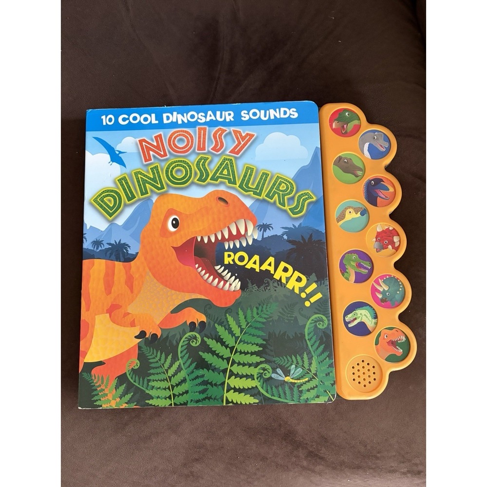 Noisy‎ Dinosaurs 10 Cool Dinosaur Sounds Interactive Board Book Tested Working